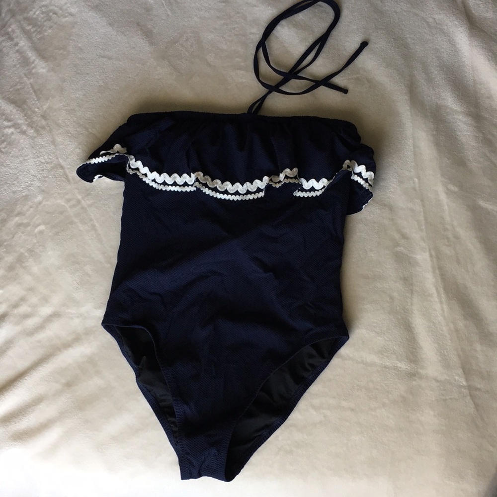 Jcrew Ruffle One Piece 6